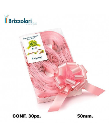 BRIZZOLARI COCCARDA STRAPPO MM50 30PZ. ROSA 05