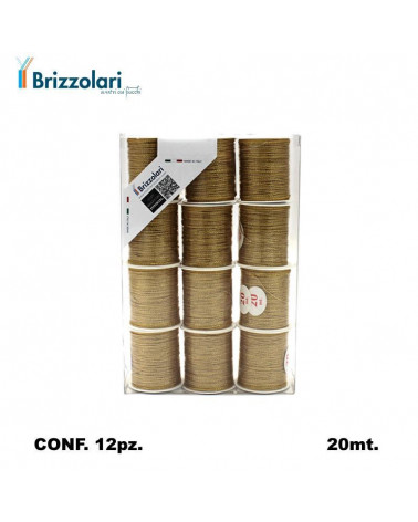 BRIZZOLARI ROCCHETTO 505 20MT.12PZ. ORO 03-CORDONCINO