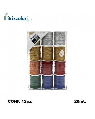 BRIZZOLARI ROCCHETTO 505 20MT.12PZ. ASSORTITO 00-CORDONCINO