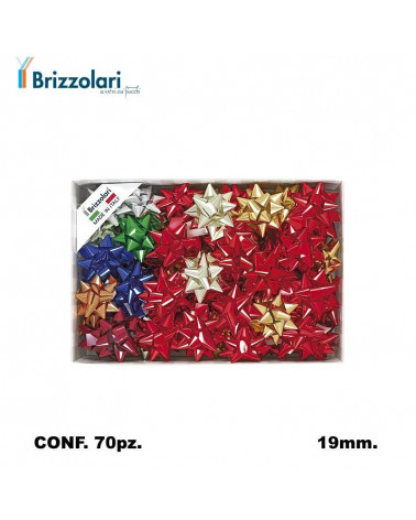 BRIZZOLARI COCCARDA 3270 MM19 70PZ. GRANDE ASSORTITO 00-METAL