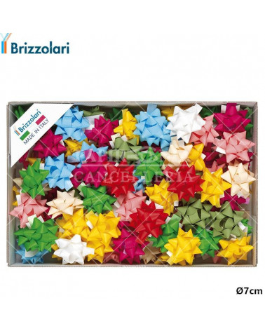 BRIZZOLARI COCCARDA 3123-99 MM15 100PZ. MEDIA ASSORTITO-PASTELLO PRI