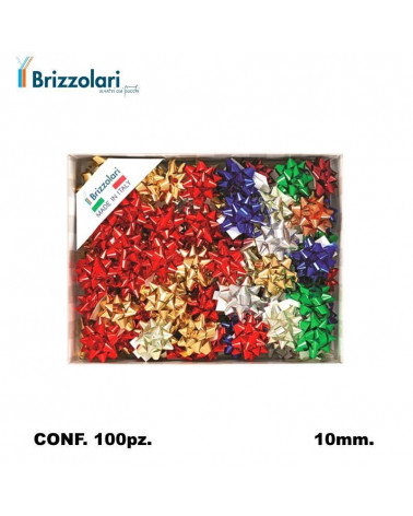 BRIZZOLARI COCCARDA 3070 MM10 100PZ. PICCOLA ASSORTITO 00-METAL