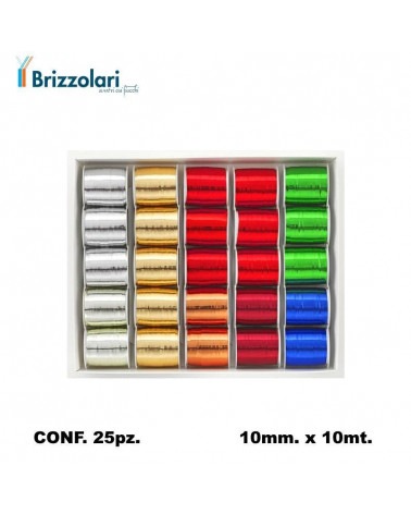 BRIZZOLARI ROCCHETTO 8270 10MT.25PZ.METAL ASSORTITO 00-METAL