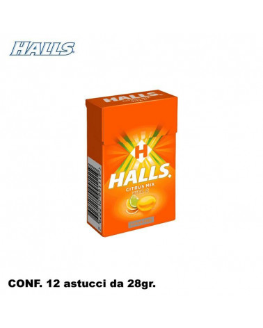 HALL'S POCKET CITRUS MIX S/Z 28gr.12pz.