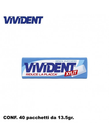 VIVIDENT XYLIT SPEARMINT 40pz.