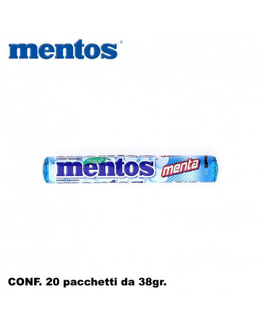 MENTOS STICK MENTA 20PZ.