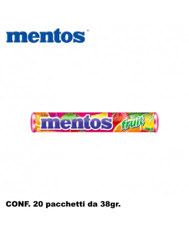 MENTOS STICK FRUTTA 20PZ.