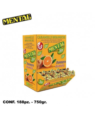 MENTAL BIO ZENZERO/ARANCIA 750gr.188pz.