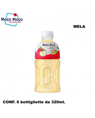 MOGU MOGU SUCCO DI FRUTTA MELA 320ml.6pz.
