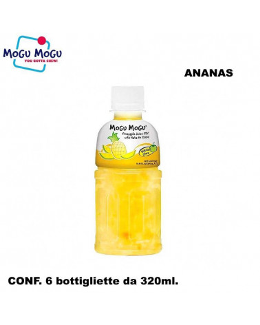 MOGU MOGU SUCCO DI FRUTTA ANANAS 320ml.6pz.