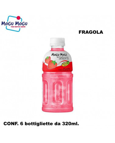 MOGU MOGU SUCCO DI FRUTTA FRAGOLA 320ml.6pz.