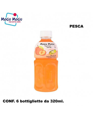 MOGU MOGU SUCCO DI FRUTTA PESCA 320ml.6pz.