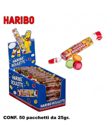 HARIBO ROULETTE 25gr.50pz.