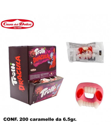 TROLLI DENTIERA DRACULA 6.5gr.200pz.