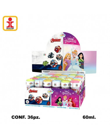 DULCOP BOLLE DI SAPONE PRINCESS/AVENGERS [36PZ]