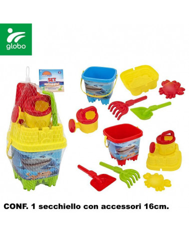 GLOBO SECCHIELLO C/ACCESSORI 16CM 42367