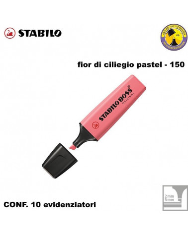 STABILO BOSS PASTEL FIOR DI CILIEGIO 150-EVIDENZIATORE [10PZ]