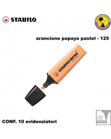 STABILO BOSS PASTEL ARANCIONE PAPAYA 125-EVIDENZIATORE [10PZ]