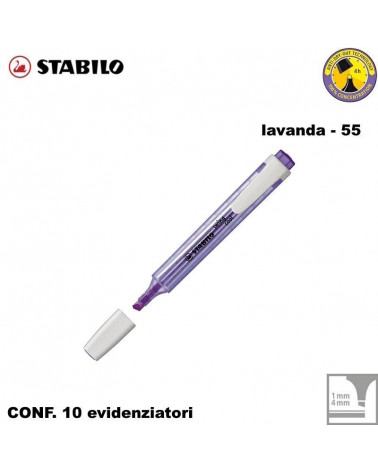 STABILO SWING COOL LAVANDA EVIDENZIATORE-55 [10PZ]