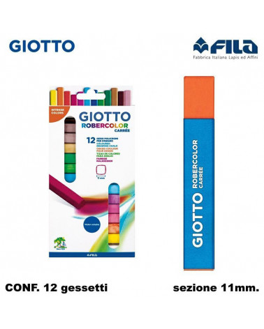 GIOTTO GESSO ROBERCOLOR COLORATO 12pz.