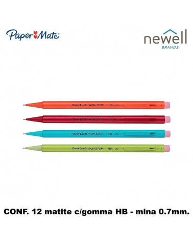PAPER MATE MATITA NON STOP  [12PZ]