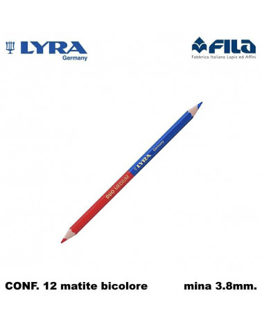 LYRA MATITA BICOLORE MEDIA-FILA [12PZ]