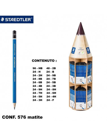STAEDTLER ESP 576 MATITA LUMOGRAPH 100VS4