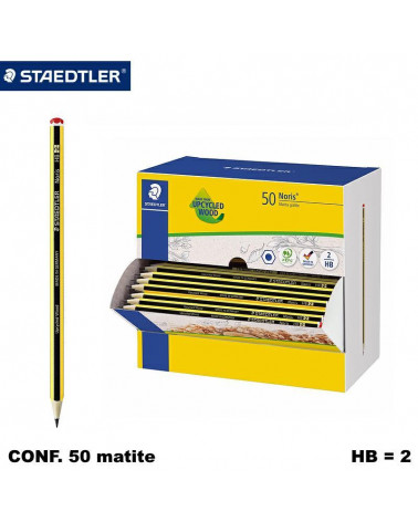 STAEDTLER MATITA 120 HB 50PZ. NORIS 120HBCAPLB
