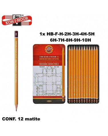 KIN MATITA TECHNIC 12PZ. H1502-I