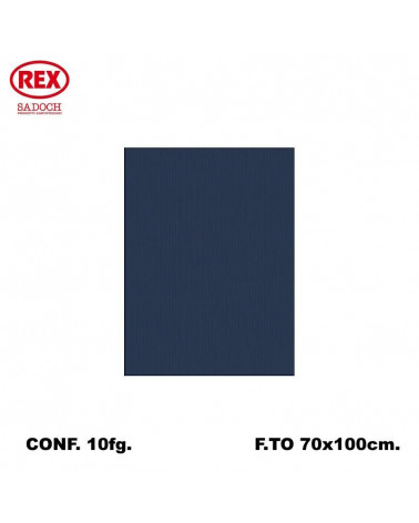 REX CARTA REGALO UNICOLORE 10FG. BLU 561