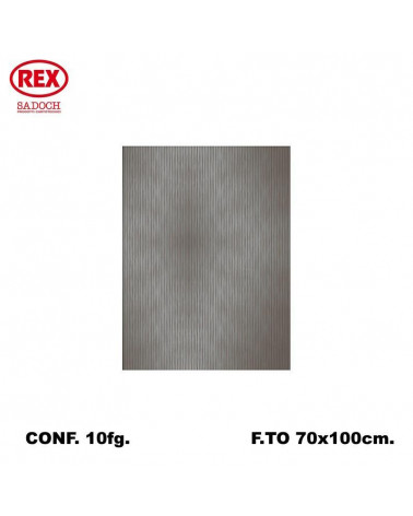 REX CARTA REGALO UNICOLORE 10FG. ARGENTO 803