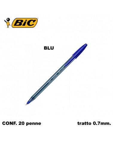 BIC SFERA CRISTAL EXACT BLU 20pz.
