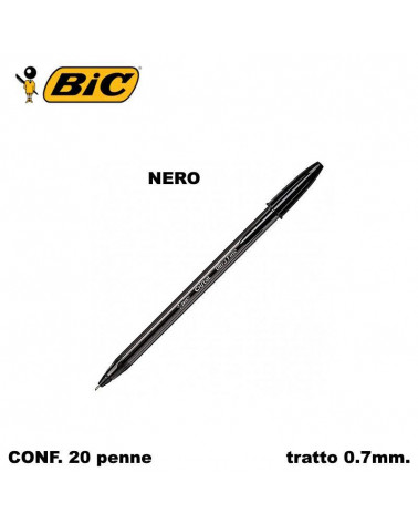 BIC SFERA CRISTAL EXACT NERO 20pz.