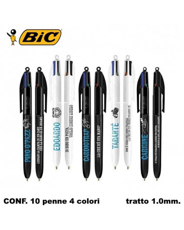 BIC SFERA 4 COLORI MARE FUORI 10PZ.