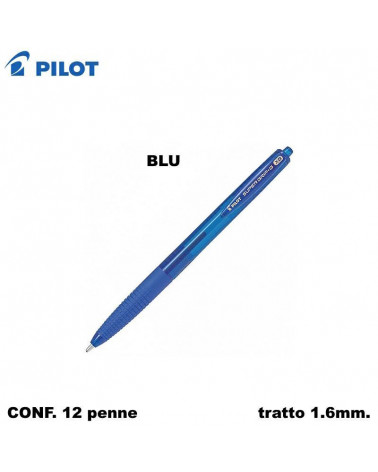 PILOT SFERA SUPERGRIP-G  BLU XB-SCATTO [12PZ]