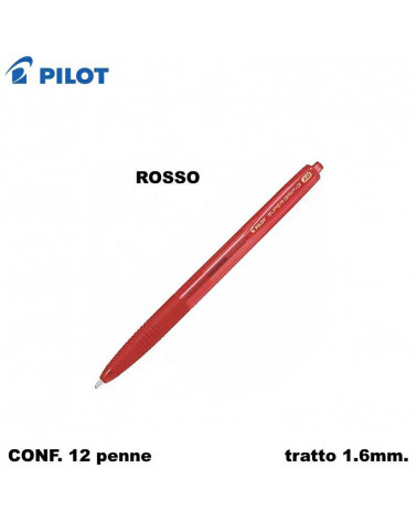 PILOT SFERA SUPERGRIP-G  ROSSO XB-SCATTO [12PZ]