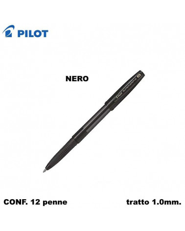 PILOT SFERA SUPERGRIP-G  NERO M [12PZ]