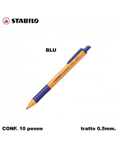 STABILO SFERA POINTBALL BLU [10PZ]