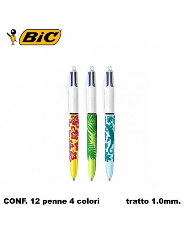 BIC SFERA 4 COLORI VELOURS 12pz.