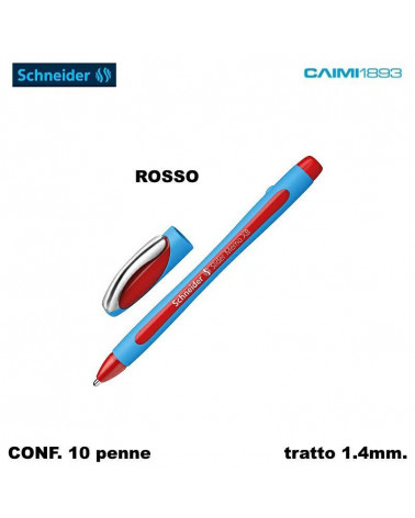 SCHNEIDER SFERA SLIDER MEMO XB  ROSSO [10PZ]