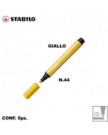 STABILO PEN 68 MAX N.44 GIALLO [5PZ]