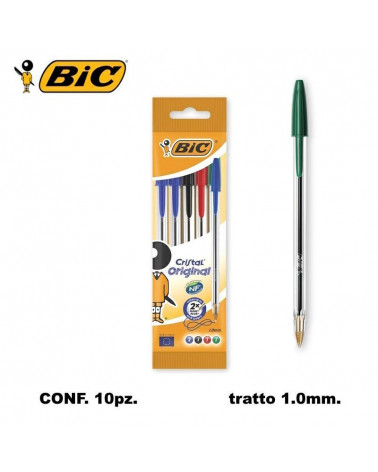 BIC SFERA CRISTALL 10 BLISTER 5PZ.