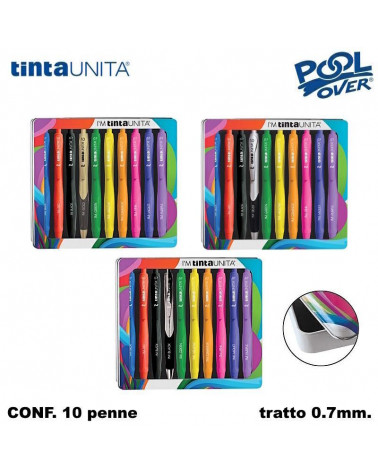 TINTA UNITA METAL BOX 10 PENNA SFERA I'M GEL 0.7