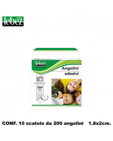 LEBEZ ANGOLINI FOTO 200PZ. ADESIVO [10CF]