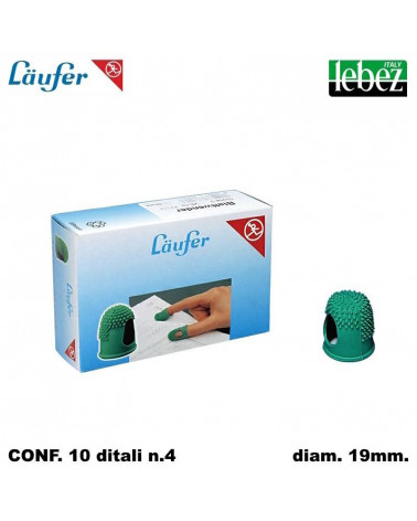 LEBEZ DITALE GOMMA LAUFER N.4 [10PZ]