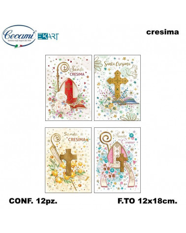 CECAMI BIGLIETTI CRESIMA 10200 [12PZ]