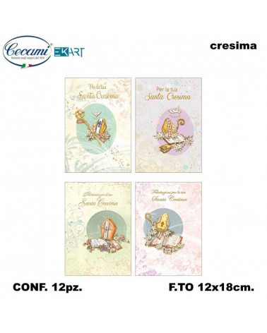 CECAMI BIGLIETTI CRESIMA 10156 [12PZ]