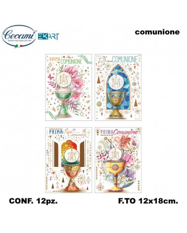 CECAMI BIGLIETTI COMUNIONE 10145 [12PZ]