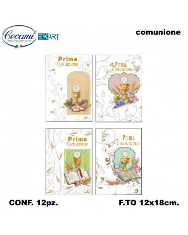 CECAMI BIGLIETTI COMUNIONE 10175 [12PZ]