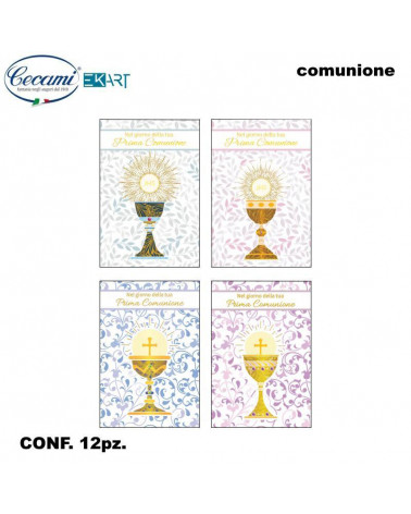CECAMI BIGLIETTI COMUNIONE 10176 [12PZ]